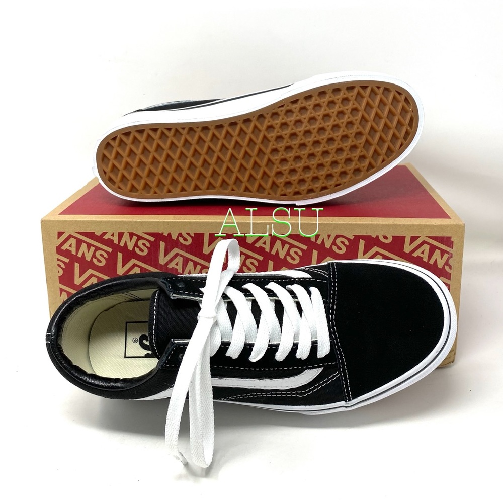 VANS Old Skool Platform Suede Black White Women’s Size 6.5 VN0A3B3UY28 - Picture 2 of 10